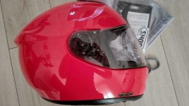 Casca Moto Shoei GT AIR - M - Ochelari, Rosu Lucios