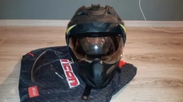 Casca moto Icon Variant Deployed