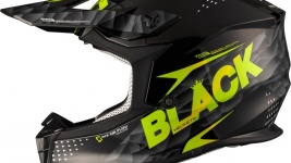 Casca Moto BLACK GRAVEL Negru-Verde NOU