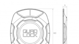 Adaptor QUAD LOCK Universal - pentru suporturi telefon - QUAD LOCK NOU